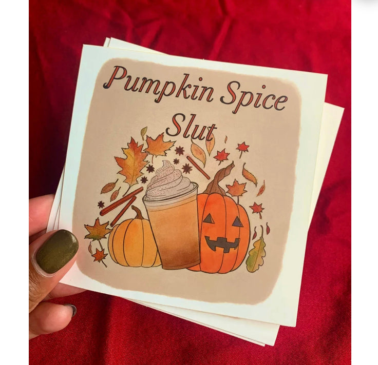 Pumpkin Spice Slut Sticker